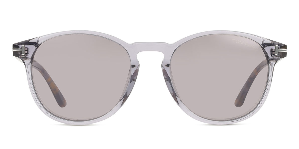 Tom Ford FT1097 LEWIS 20C, Grey frame, Smoke Grey Mirror lenses