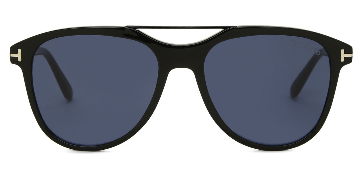 Tom Ford FT1098 DAMIAN-02 01V, Black frame, Dark Blue lenses