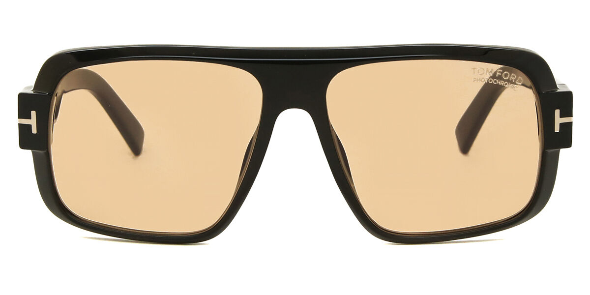 Tom Ford FT1101 TURNER 01E, Black frame, Brown Photochromic lenses