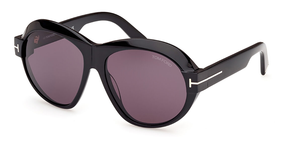 Tom Ford FT1113 INGER 01A, Black frame, Dark Grey lenses