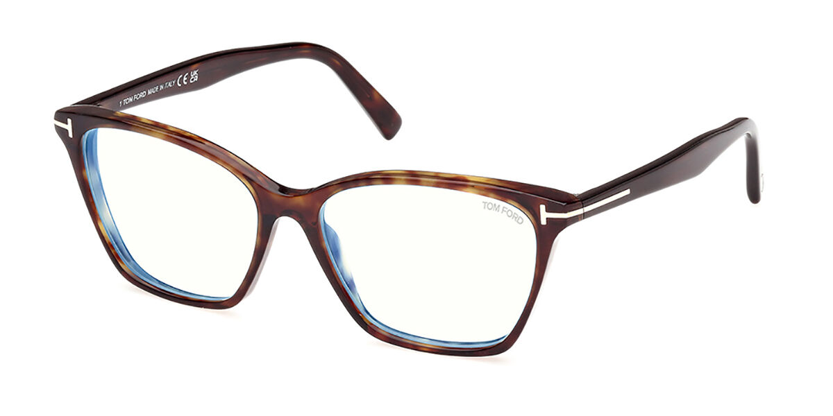 Tom Ford FT5949-B 052 Blue-Light Block, Tortoiseshell frame