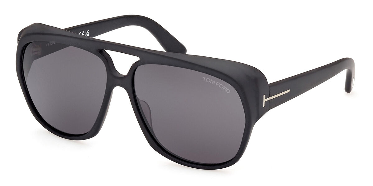Tom Ford FT1103 JAYDEN 02A, Black frame, Dark Grey lenses