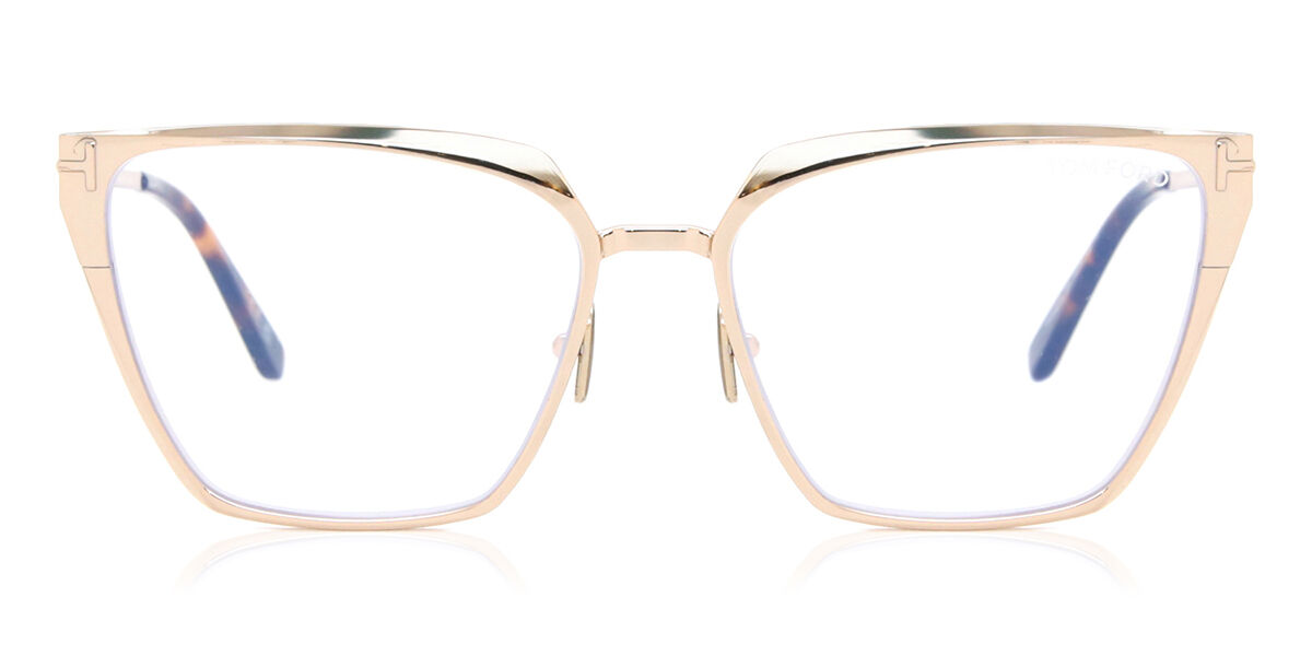 Tom Ford FT5945-B 028 Blue-Light Block, Gold frame