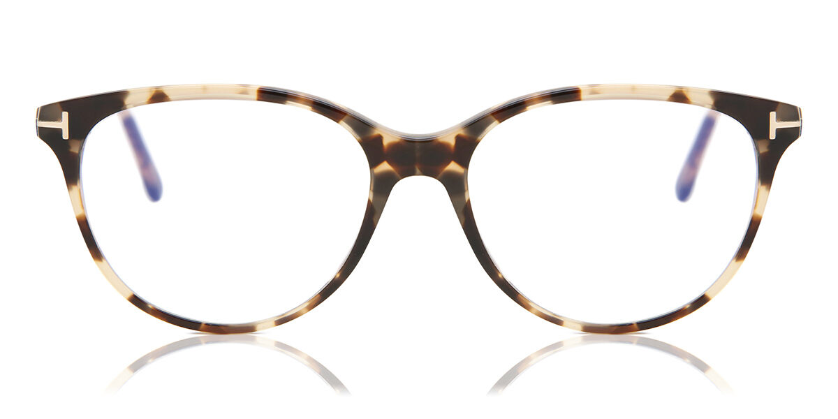 Tom Ford FT5544-B 055 Blue-Light Block, Tortoiseshell frame