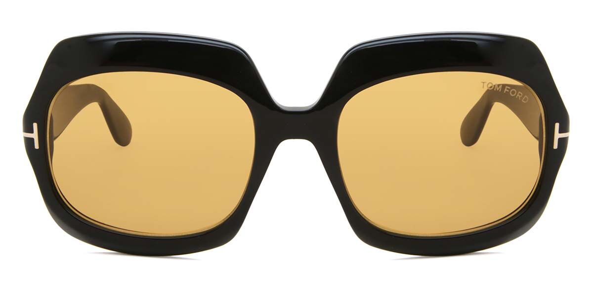 Tom Ford FT1155 REN 01E, Black frame, Brown lenses