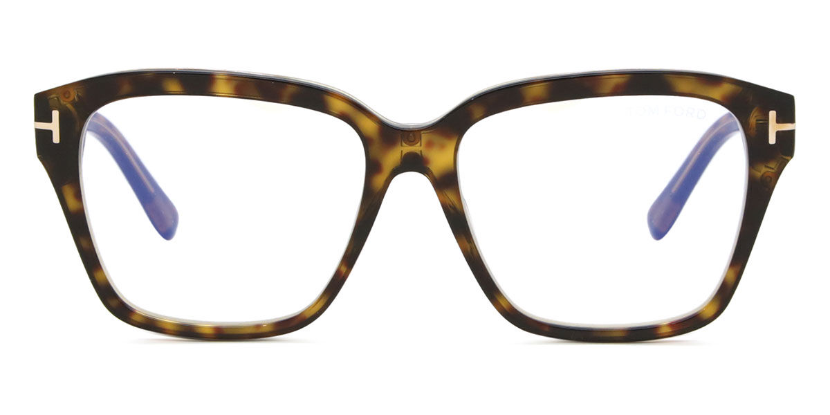 Tom Ford FT5955-B 055 Blue-Light Block, Tortoiseshell frame