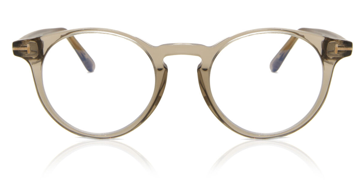 Tom Ford FT5557-B 045 Blue-Light Block, Brown frame