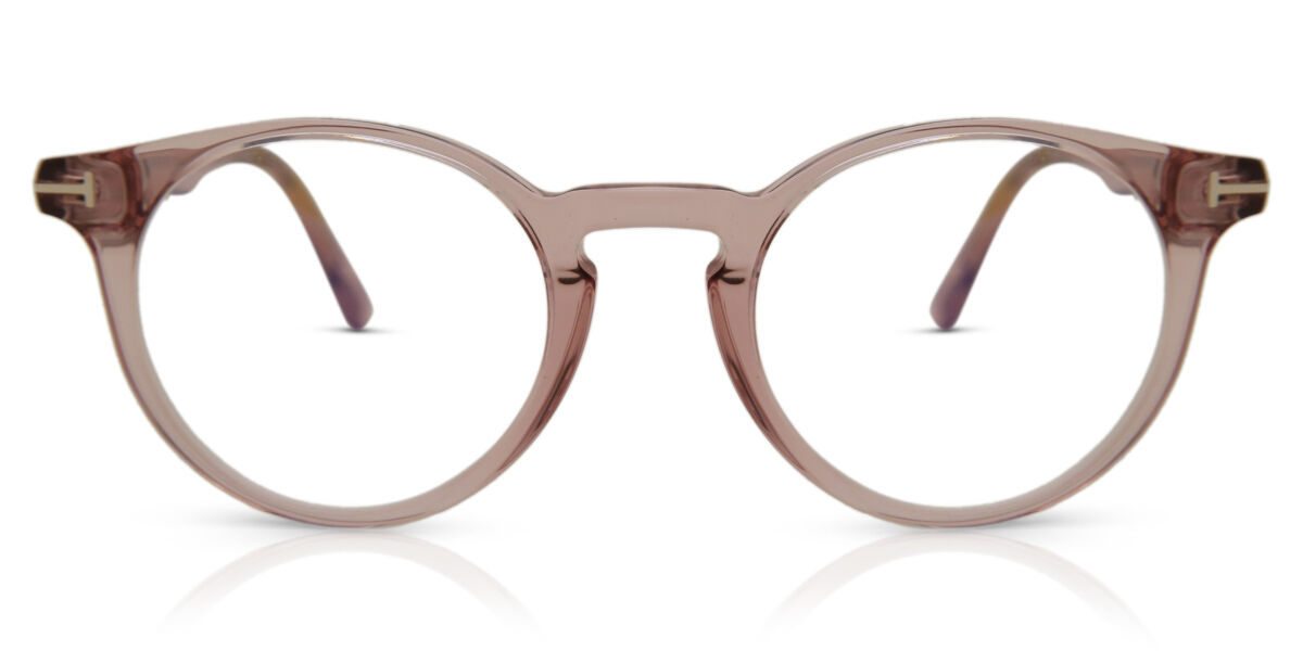 Tom Ford FT5557-B 072 Blue-Light Block, Pink frame