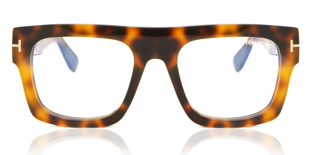Tom Ford FT5634-B 056 Blue-Light Block, Tortoiseshell frame