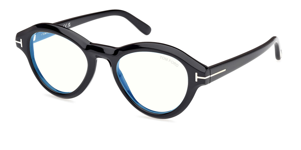 Tom Ford FT5962-B 001 Blue-Light Block, Black frame