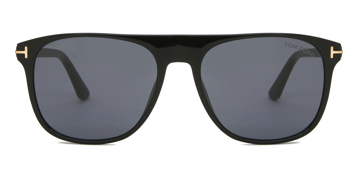 Tom Ford FT1105 LIONEL-02 01A, Black frame, Smoke Dark Grey lenses
