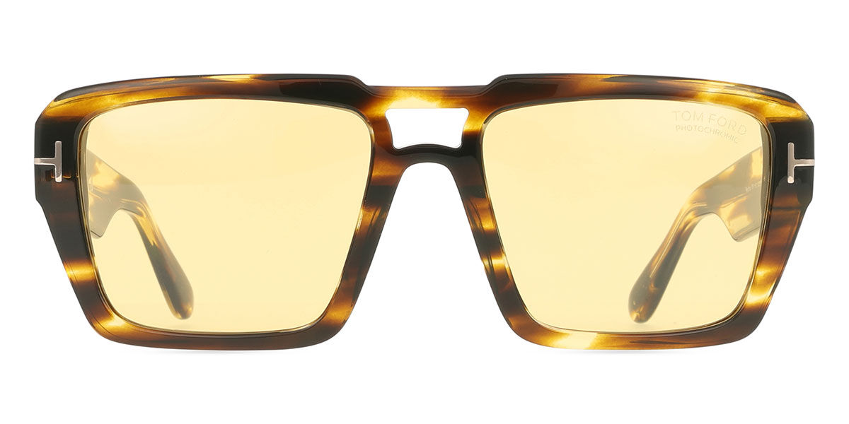 Tom Ford FT1153 REDFORD 52E, Brown Photochromic lenses