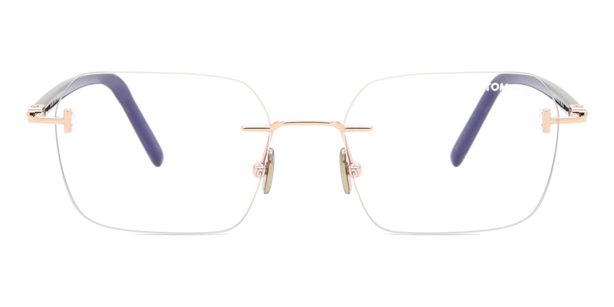 Tom Ford FT5934-B 028 Blue-Light Block, Gold frame