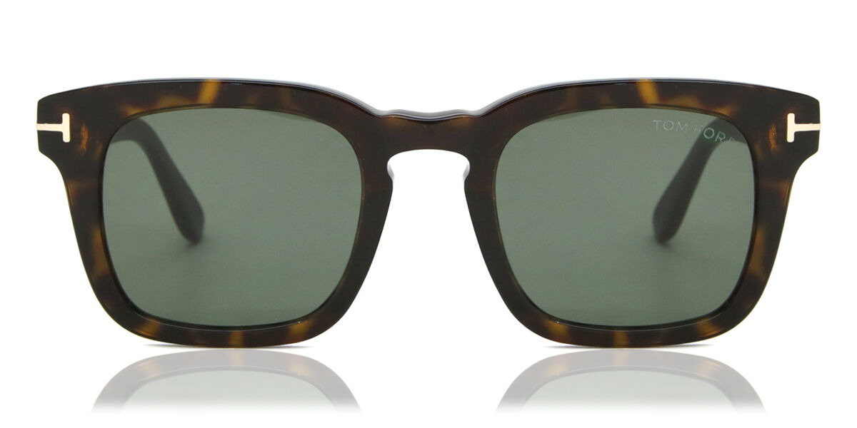 Tom Ford FT0751/S 52N, Tortoiseshell frame, Green lenses