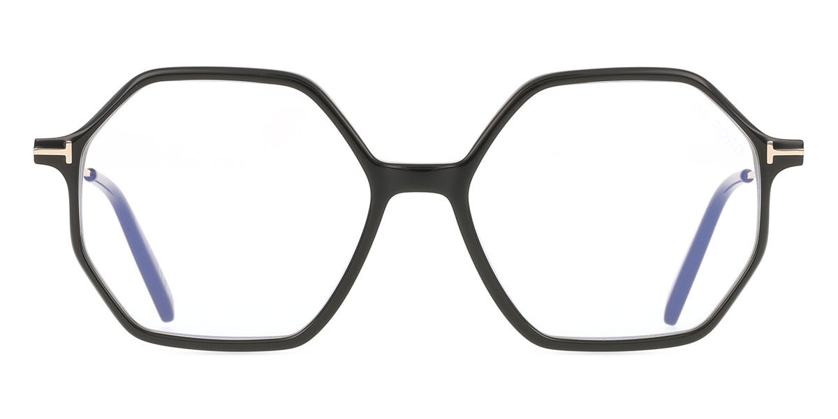 Tom Ford FT5952-B 001 Blue-Light Block, Black frame