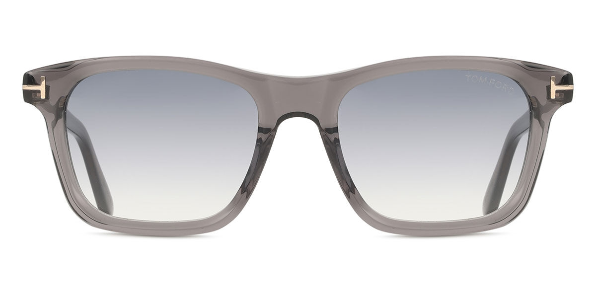 Tom Ford FT1179 BARRON 20B, Grey frame, Gradient Smoke Grey lenses