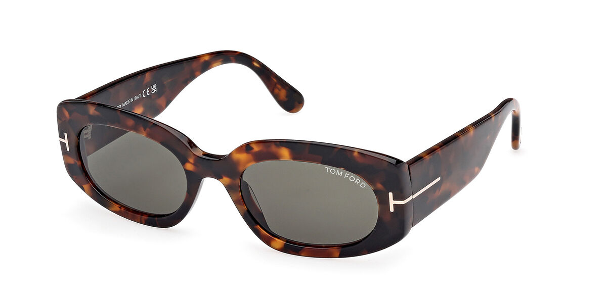 Tom Ford FT1187 CIELLE 52N, Grey Green lenses