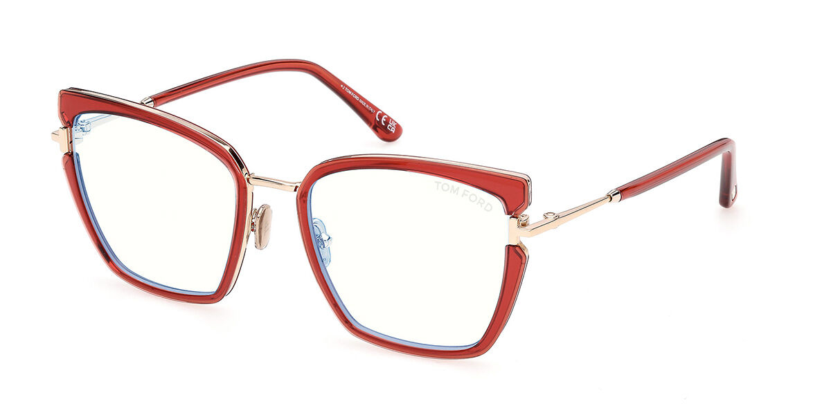 Tom Ford FT5984-B 042 Blue-Light Block, Clear frame