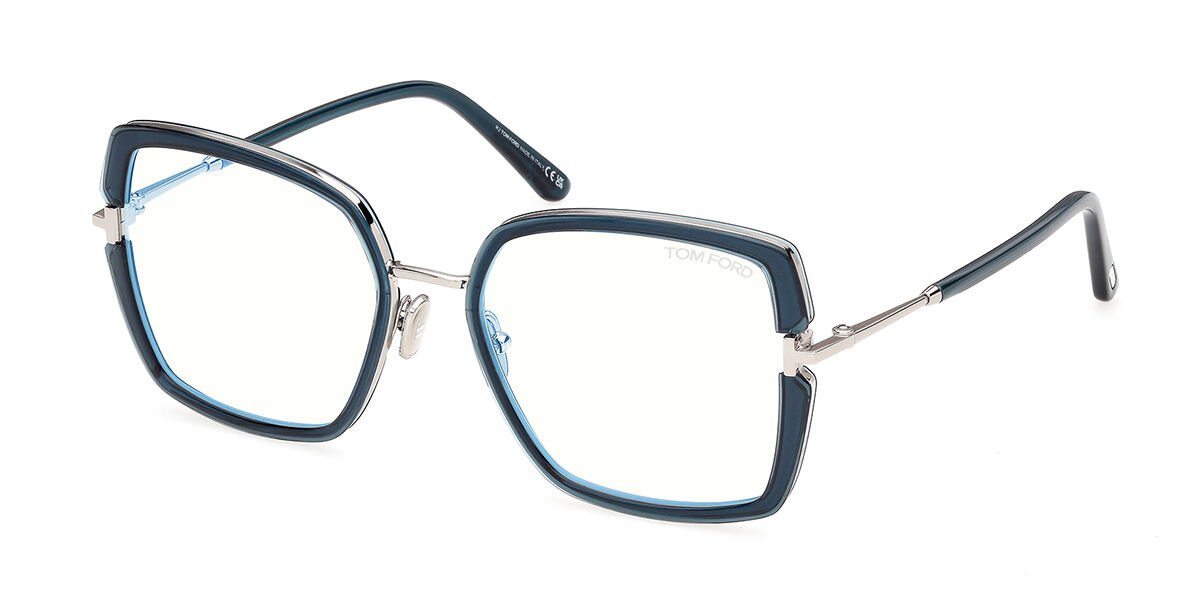 Tom Ford FT5985-B 090 Blue-Light Block, Blue frame