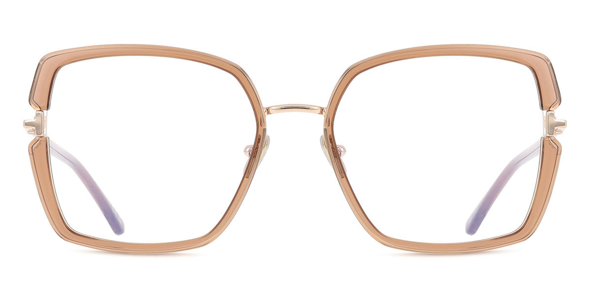 Tom Ford FT5985-B 045 Blue-Light Block, Brown frame
