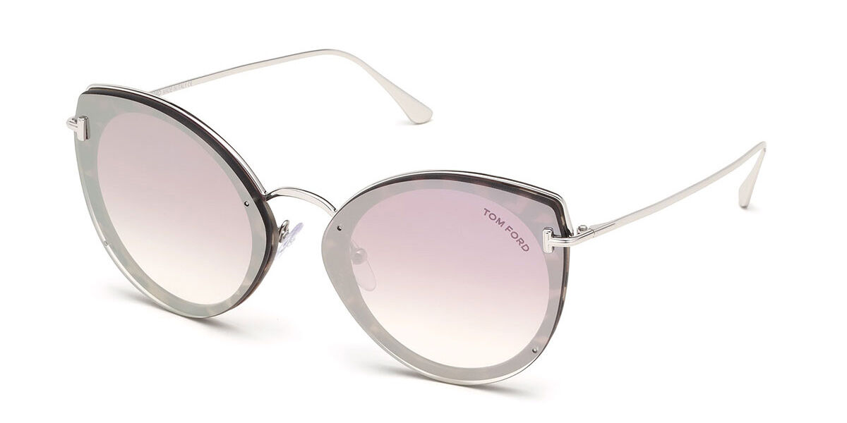 Tom Ford FT0683 JESS 55Z, Tortoiseshell frame, Purple lenses