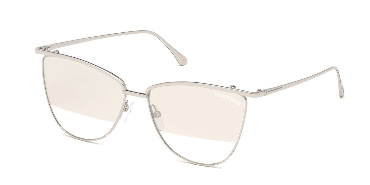 Tom Ford FT0684 VERONICA 16B, Silver frame, Brown lenses