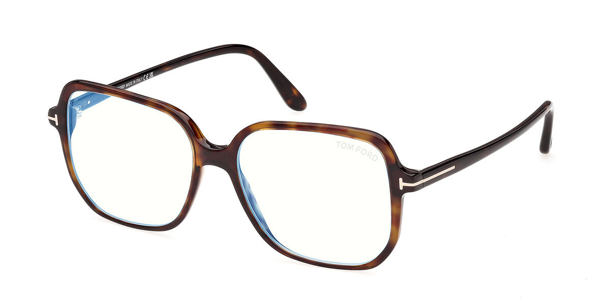 Tom Ford FT5578-B 056 Blue-Light Block, Tortoiseshell frame