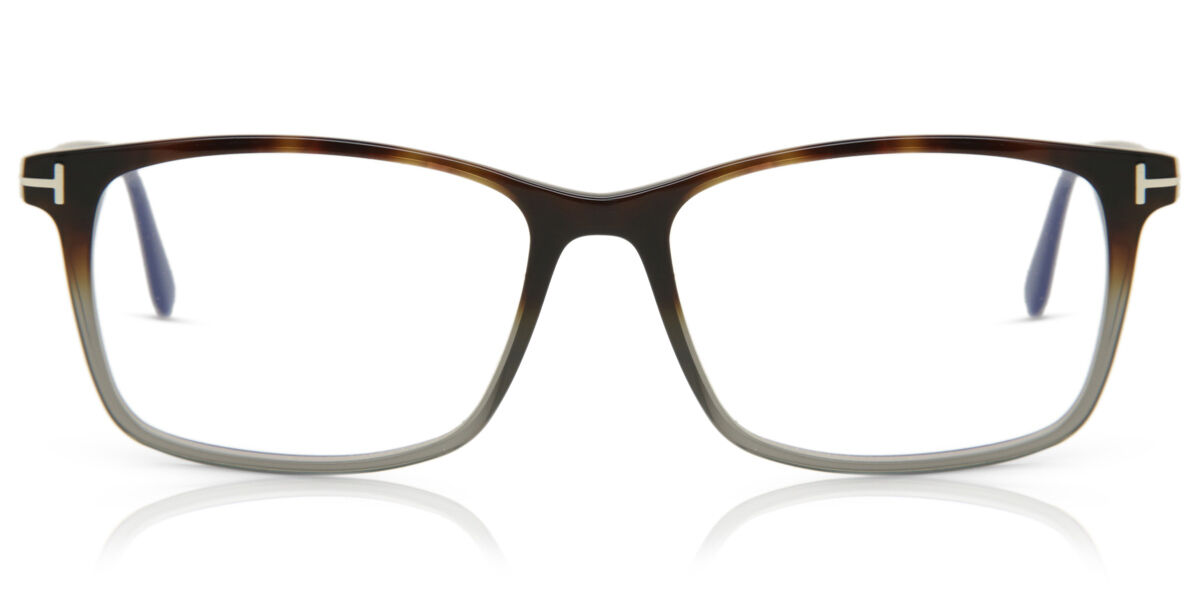 Tom Ford FT5584-B 056 Blue-Light Block, Tortoiseshell frame
