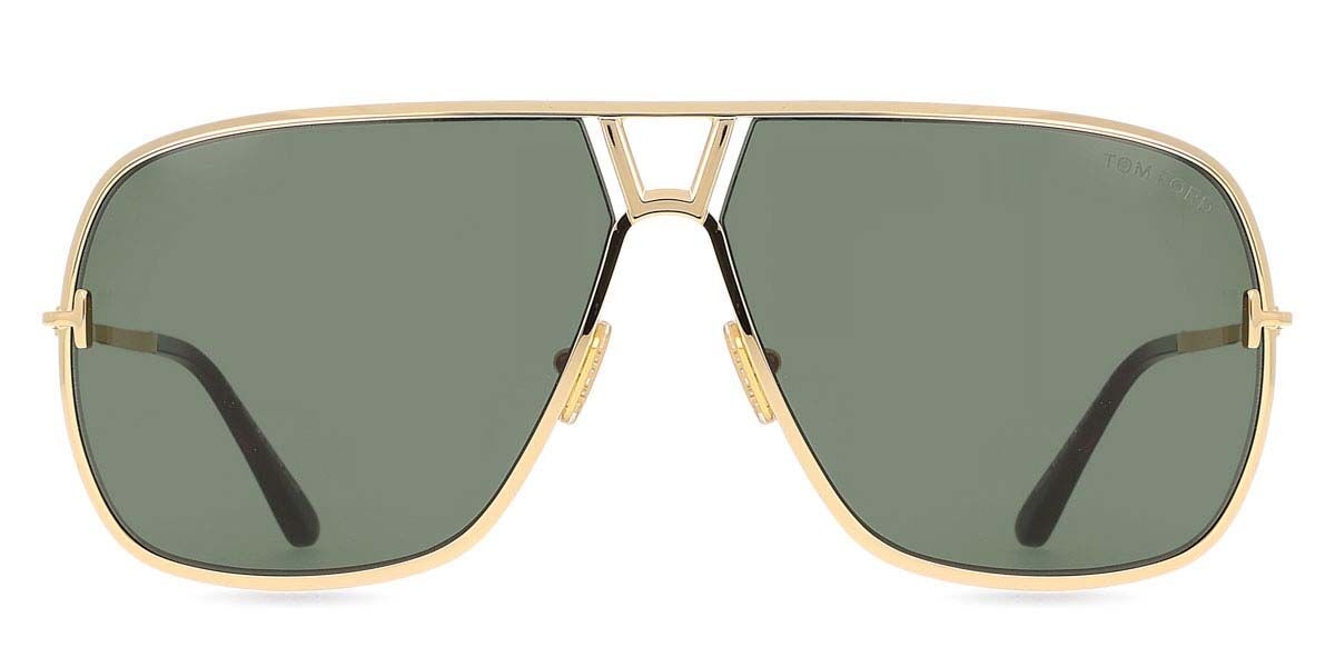 Tom Ford FT1204 STAVROS 30N, Gold frame, Grey Green lenses