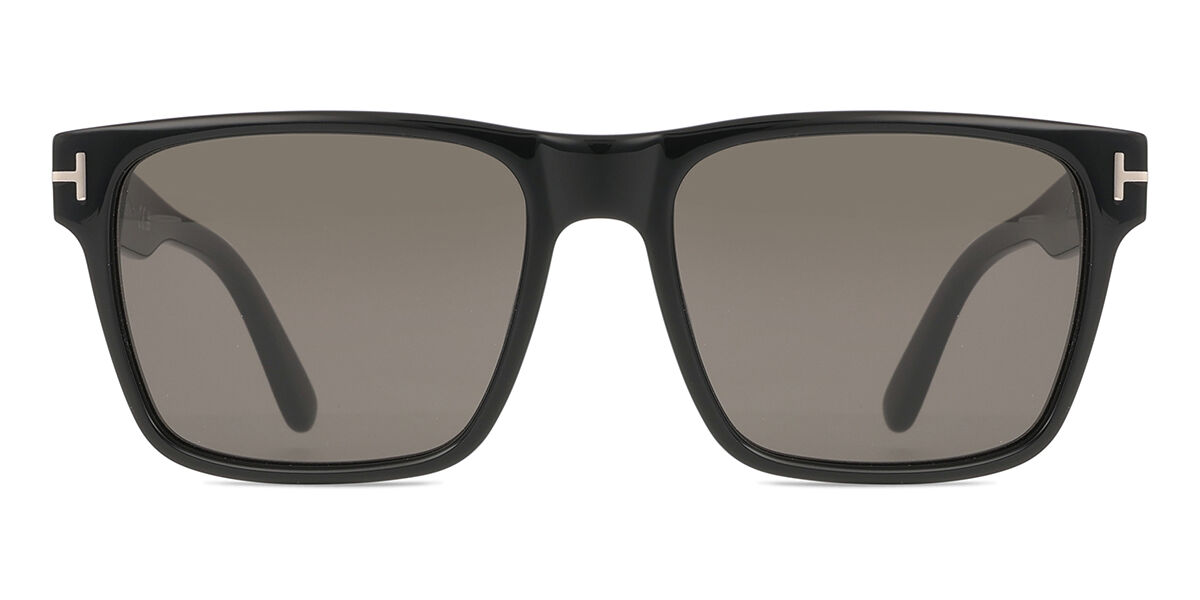 Tom Ford FT1205 CALDER 01A, Black frame, Dark Grey lenses