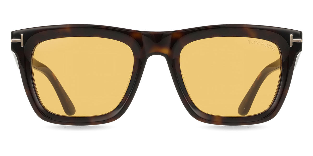 Tom Ford FT1207 LELIO 52E, Tortoiseshell frame, Brown lenses