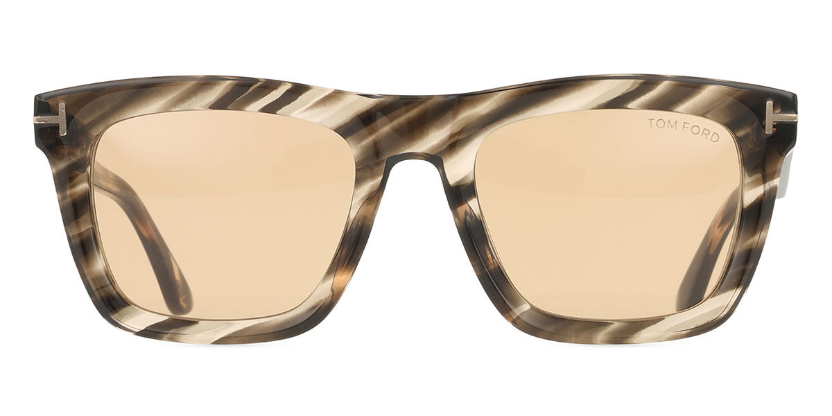 Tom Ford FT1207 LELIO 56E, Tortoiseshell frame, Light Brown lenses