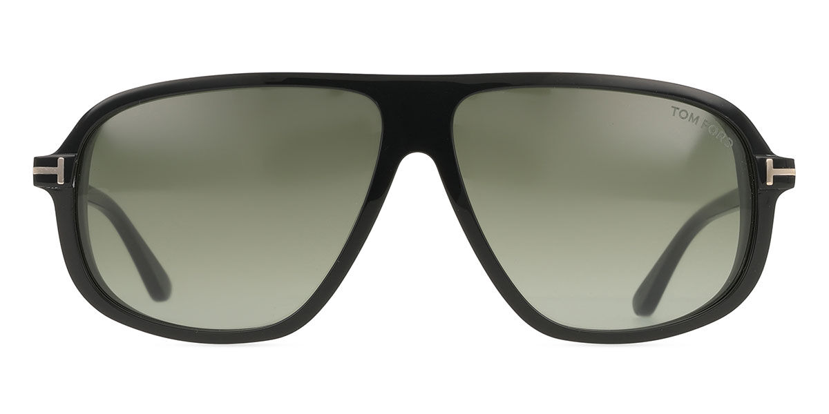 Tom Ford FT1208 GUILLAUME 01B, Black frame, Gradient Smoke Grey lenses