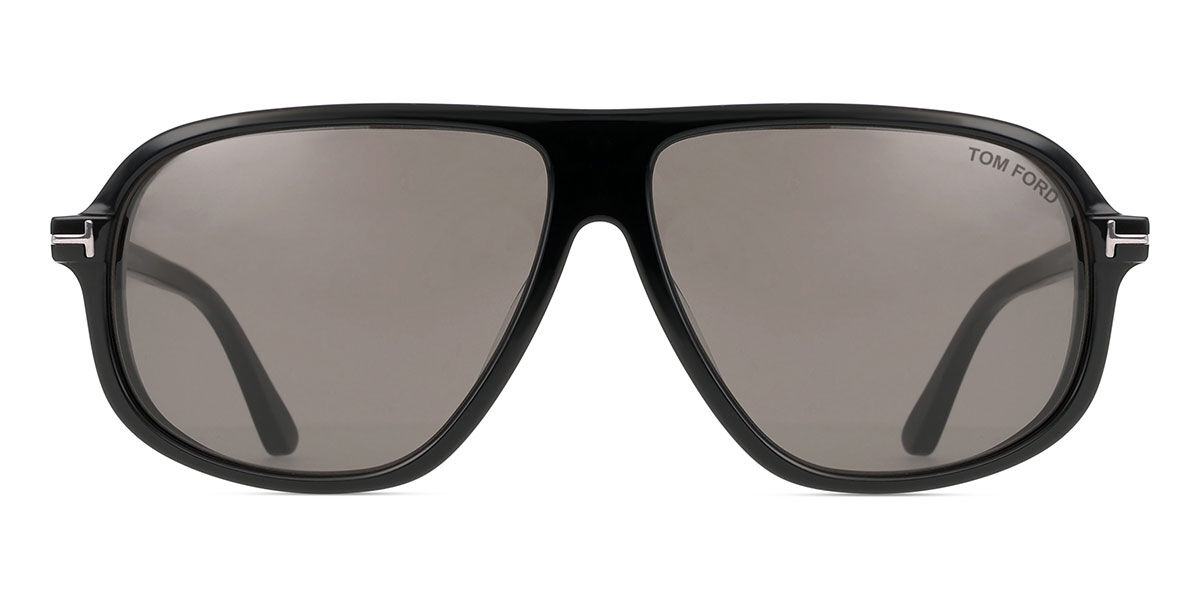 Tom Ford FT1208-N GUILLAUME 01A, Black frame, Dark Grey lenses
