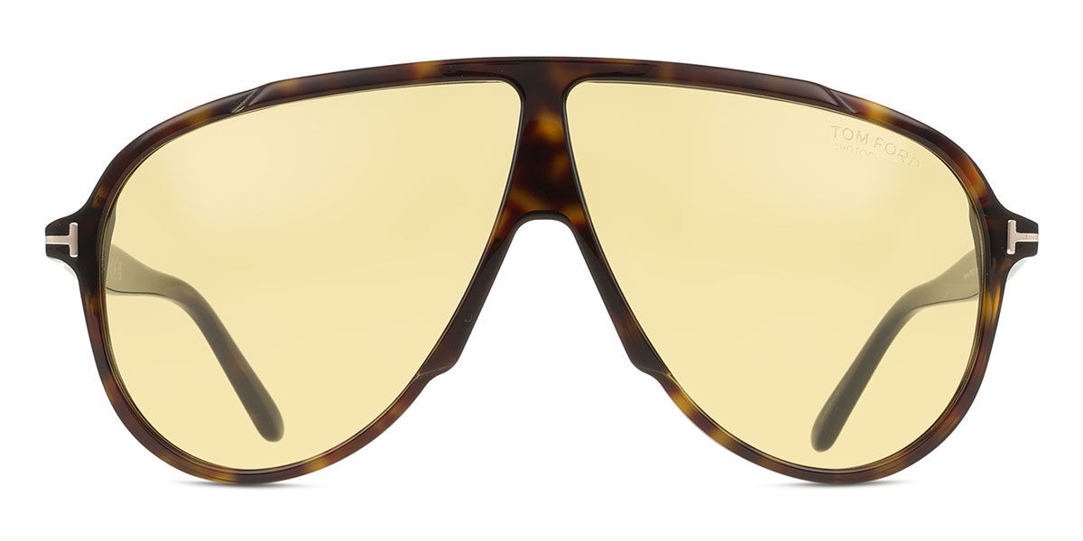 Tom Ford FT1211 VLADIMIR 52E, Tortoiseshell frame, Brown Photochromic lenses