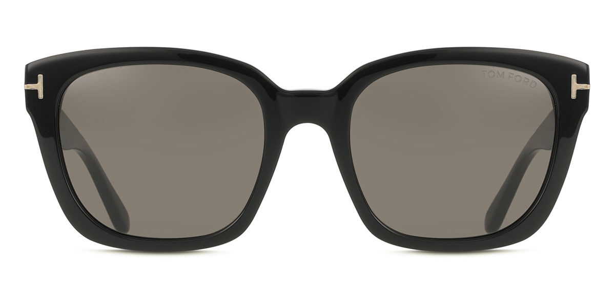 Tom Ford FT1216 HAYLAY 01A, Black frame, Dark Grey lenses