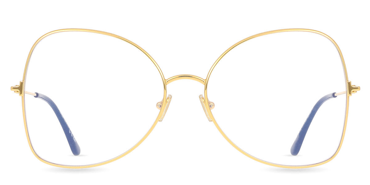 Tom Ford FT6049-B 030 Blue-Light Block, Gold frame