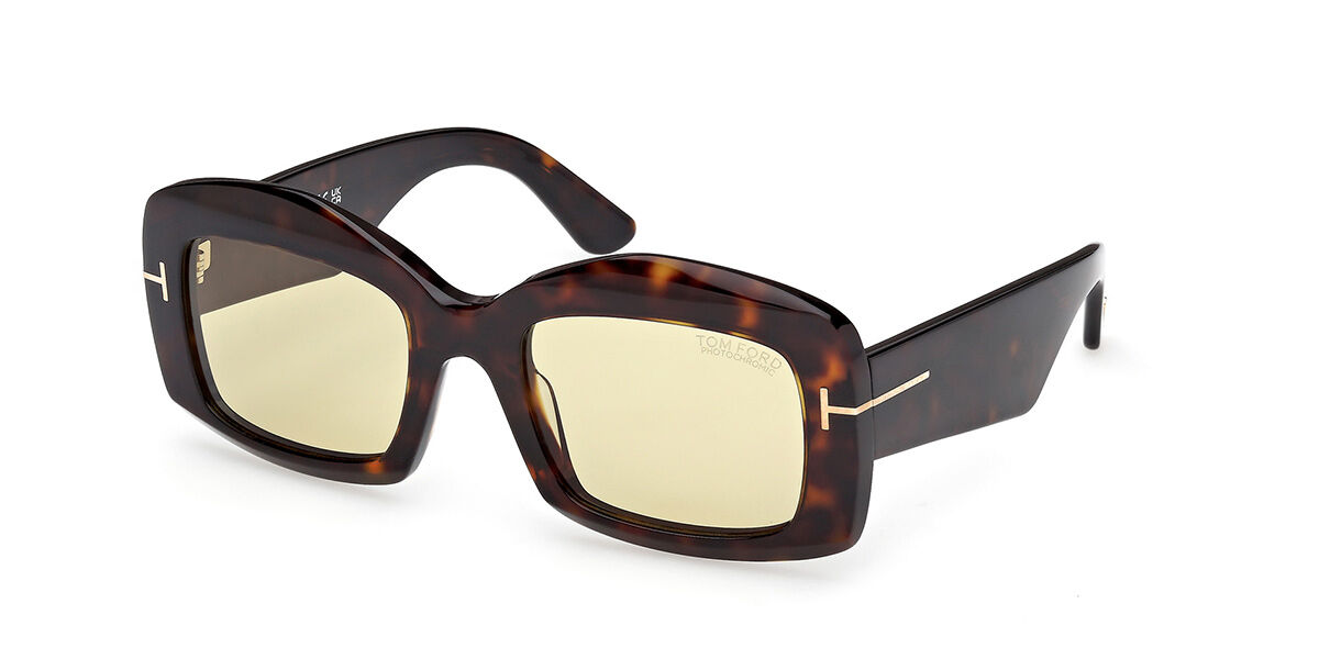 Tom Ford FT1218 VENETIA 52E, Tortoiseshell frame, Khaki Brown Photochromic lenses
