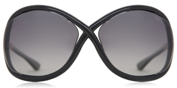 Tom Ford FT0009 WHITNEY Polarized 01D, Black frame, Gradient Dark Grey lenses
