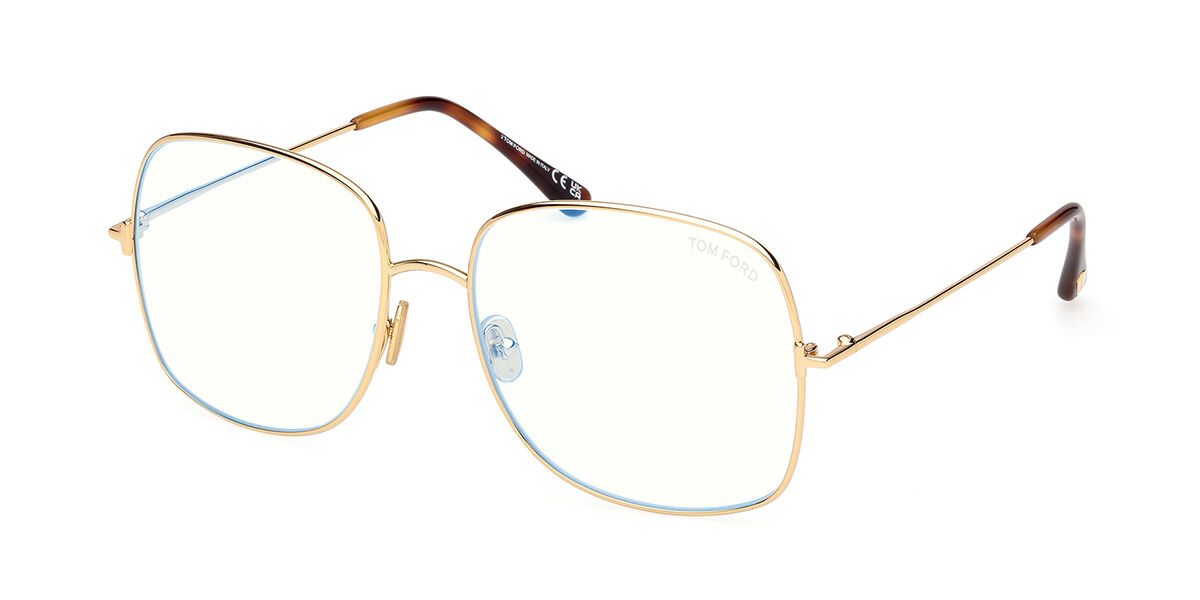 Tom Ford FT6048-B 030 Blue-Light Block, Gold frame