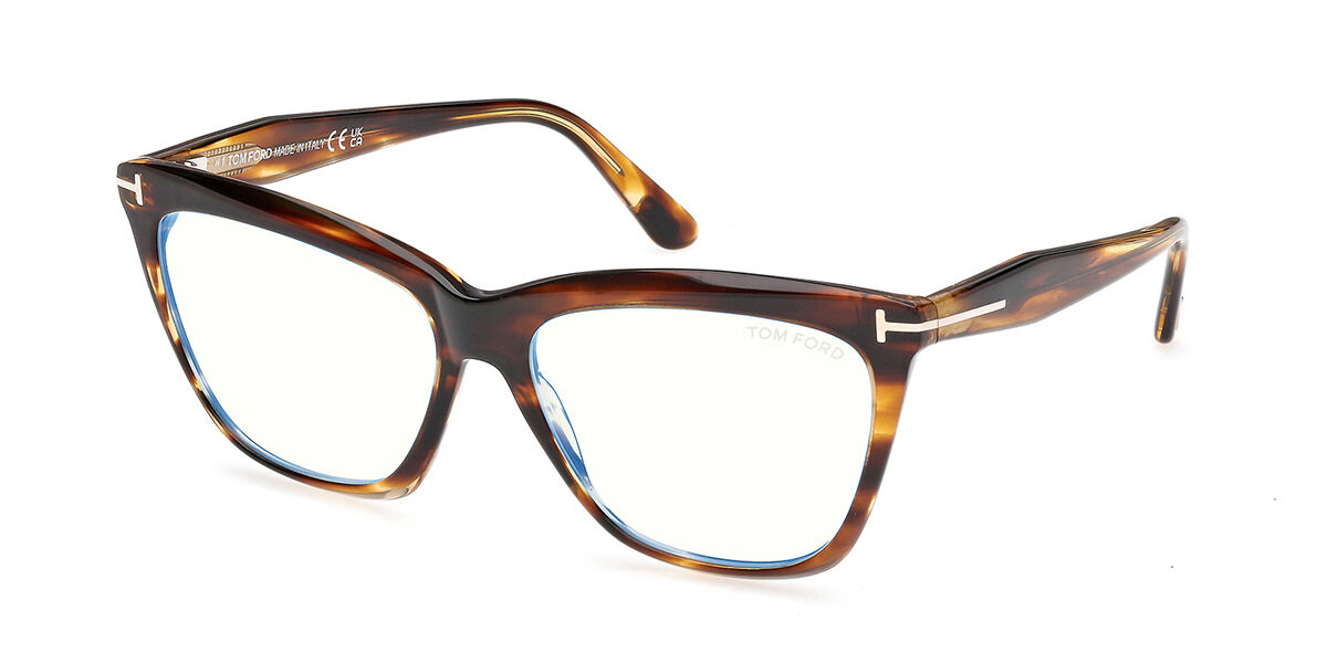 Tom Ford FT6064-B 055 Blue-Light Block, Tortoiseshell frame