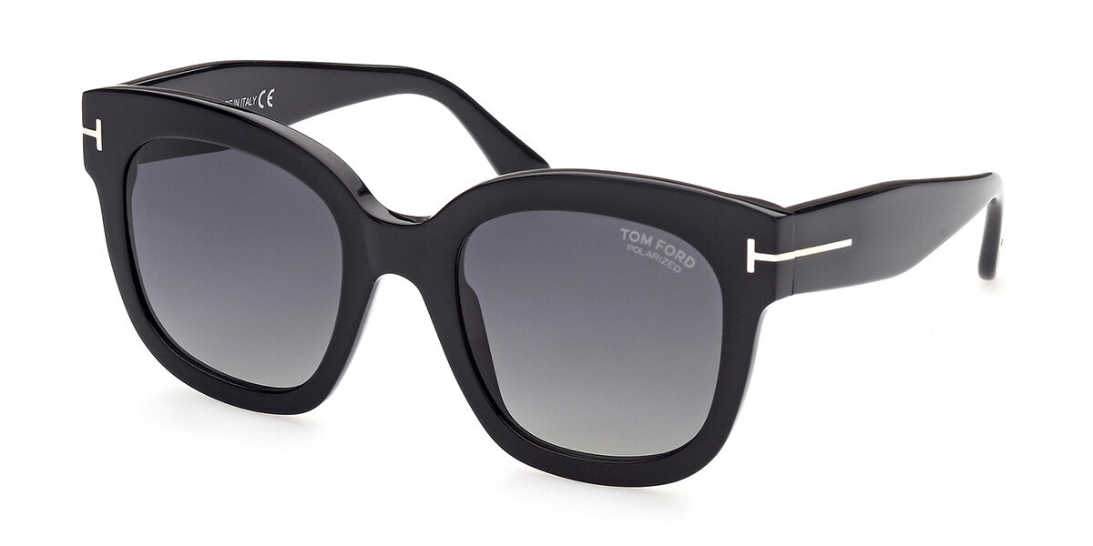 Tom Ford FT0613 BEATRIX-02 Polarized 01D, Black frame, Gradient Smoke Grey lenses