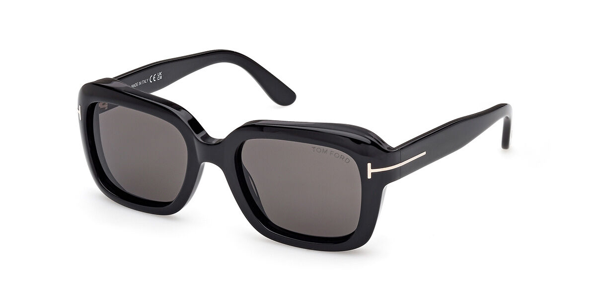 Tom Ford FT1283 NATALIA-02 01A, Black frame, Smoke Grey lenses