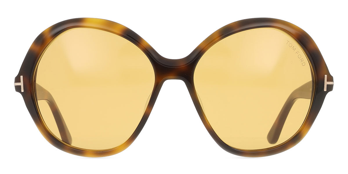 Tom Ford FT1282 ANNABELLE-02 52E, Tortoiseshell frame, Golden Brown lenses