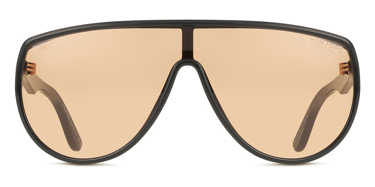 Tom Ford FT1182 ACHILLES 01E, Black frame, Brown Photochromic lenses