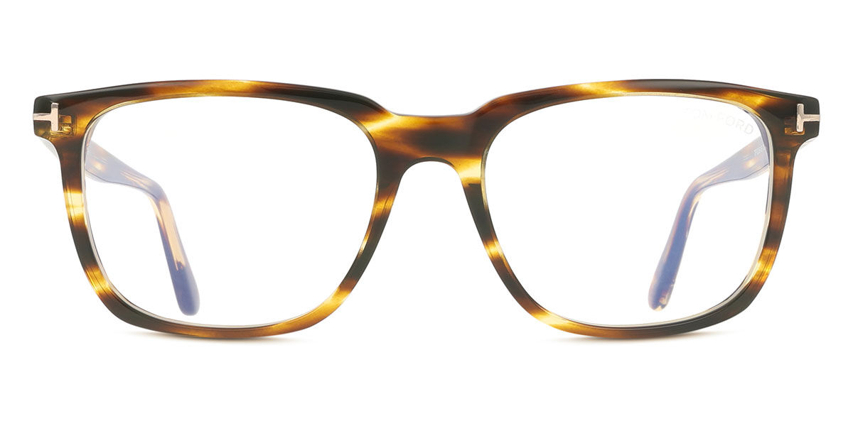 Tom Ford FT6080-B 055 Blue-Light Block, Tortoiseshell frame