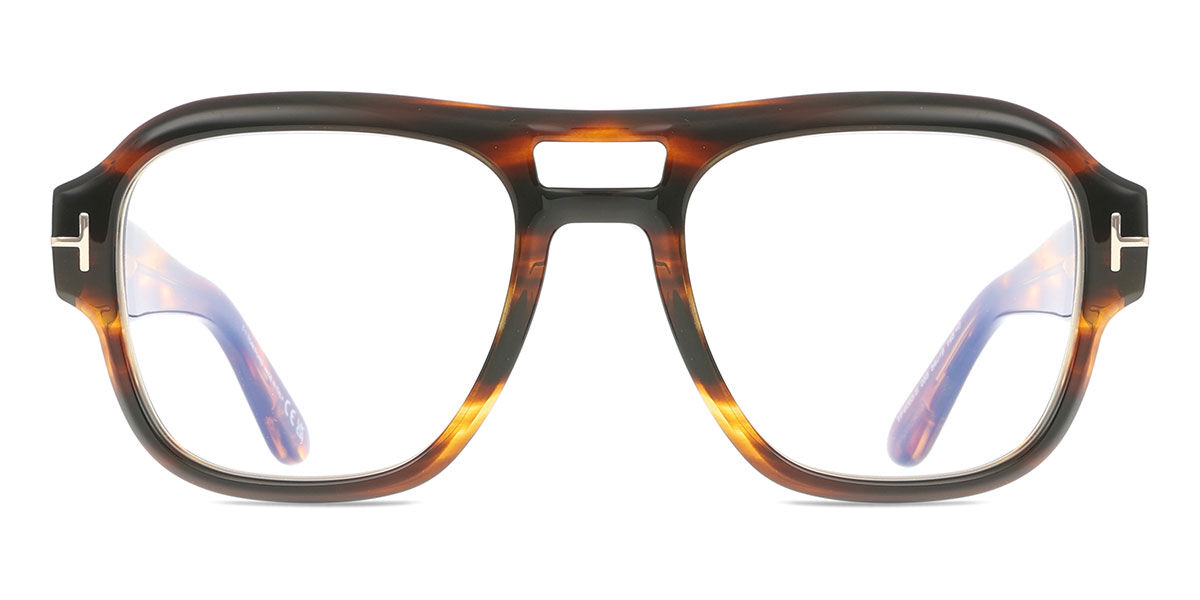 Tom Ford FT6085-B 055 Blue-Light Block, Tortoiseshell frame