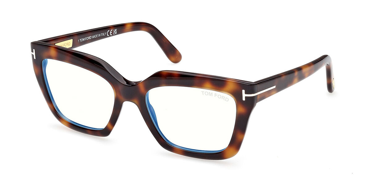 Tom Ford FT6093-B 053 Blue-Light Block, Tortoiseshell frame