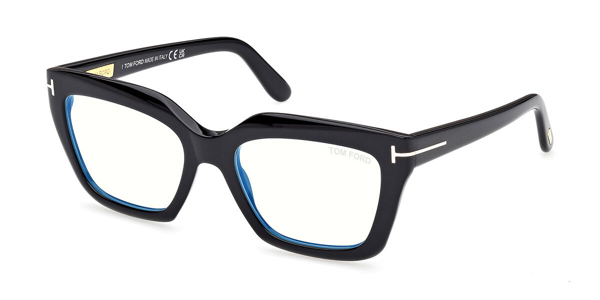Tom Ford FT6093-B 001 Blue-Light Block, Black frame