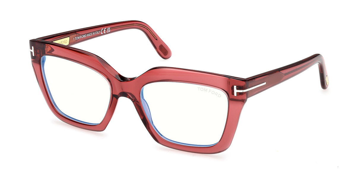 Tom Ford FT6093-B 069 Blue-Light Block, Clear frame